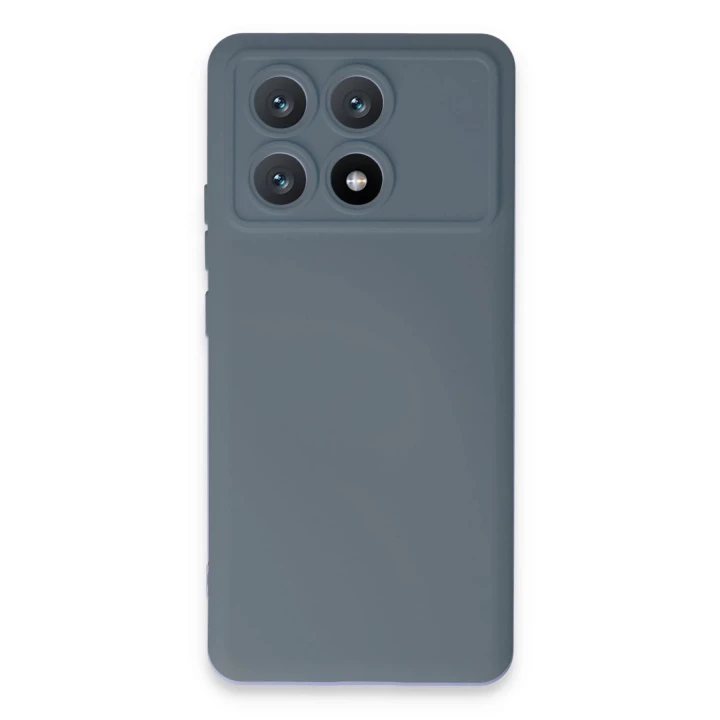 Xiaomi Poco X6 Pro Kılıf Nano içi Kadife Silikon - Gri