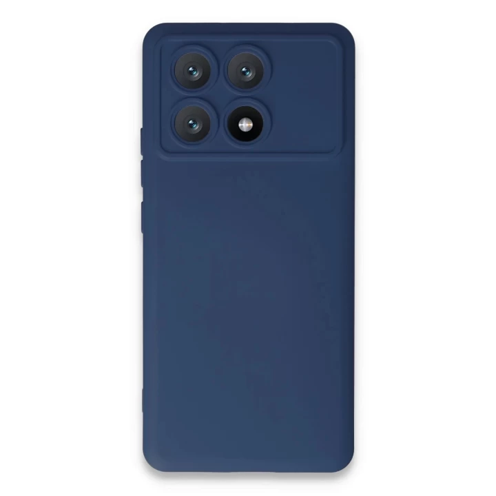 Xiaomi Poco X6 Pro Kılıf Nano içi Kadife Silikon - Lacivert