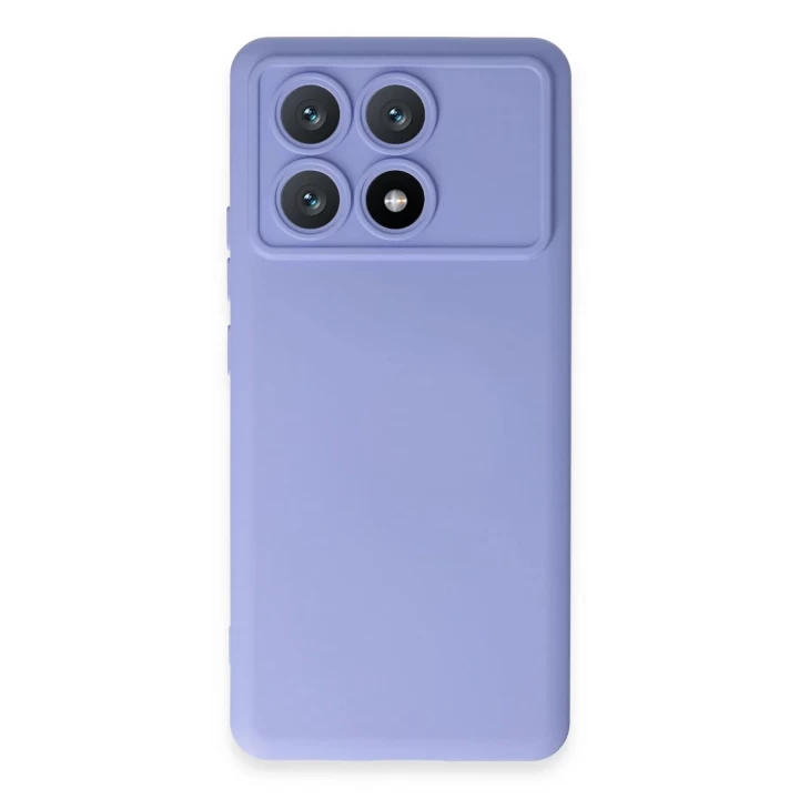 Xiaomi Poco X6 Pro Kılıf Nano içi Kadife Silikon - Lila