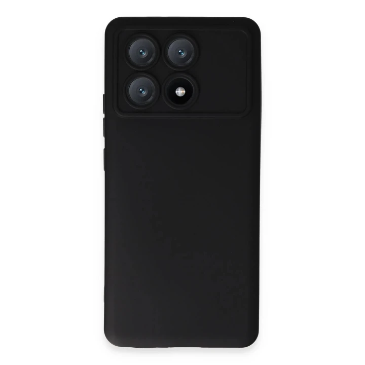 Xiaomi Poco X6 Pro Kılıf Nano içi Kadife Silikon - Siyah