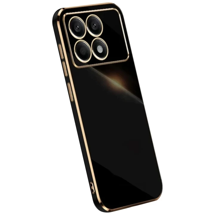 Xiaomi Poco X6 Pro Kılıf Volet Silikon - Siyah