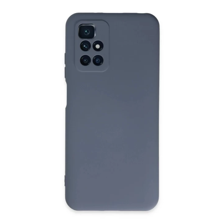 Xiaomi Redmi 10 2022 Kılıf Nano içi Kadife Silikon - Gri