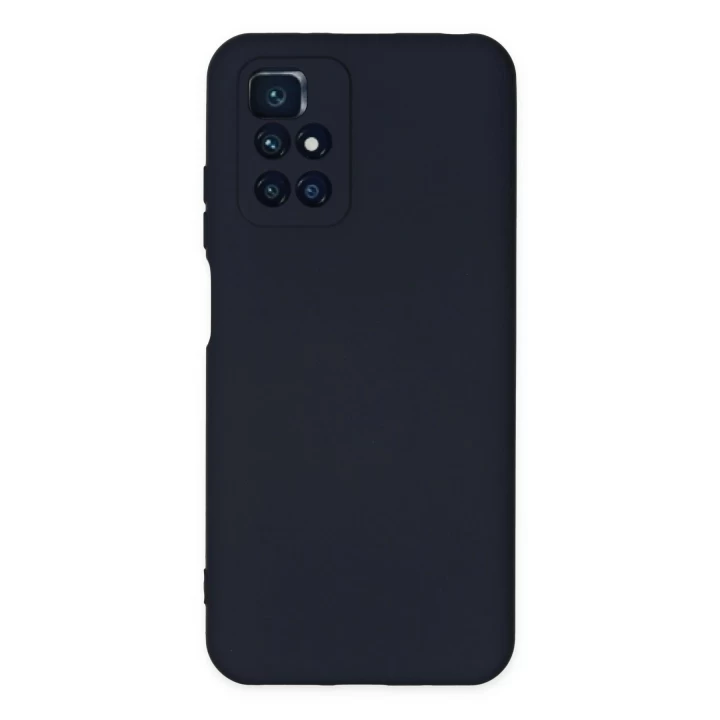Xiaomi Redmi 10 2022 Kılıf Nano içi Kadife Silikon - Lacivert