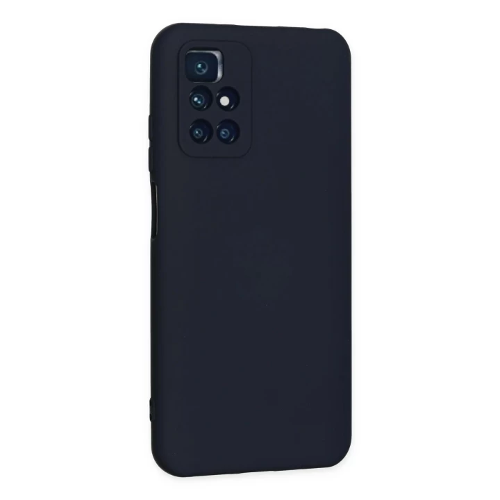 Xiaomi Redmi 10 2022 Kılıf Nano içi Kadife Silikon - Lacivert