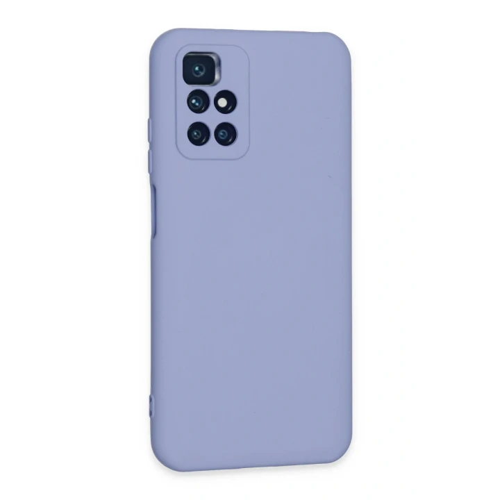 Xiaomi Redmi 10 2022 Kılıf Nano içi Kadife Silikon - Lila
