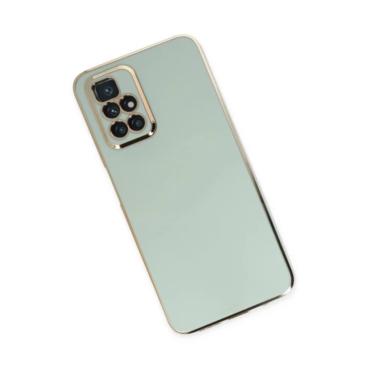 Xiaomi Redmi 10 2022 Kılıf Volet Silikon - Açık Yeşil