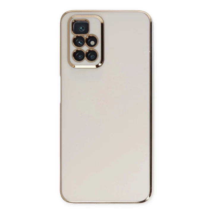 Xiaomi Redmi 10 2022 Kılıf Volet Silikon - Beyaz