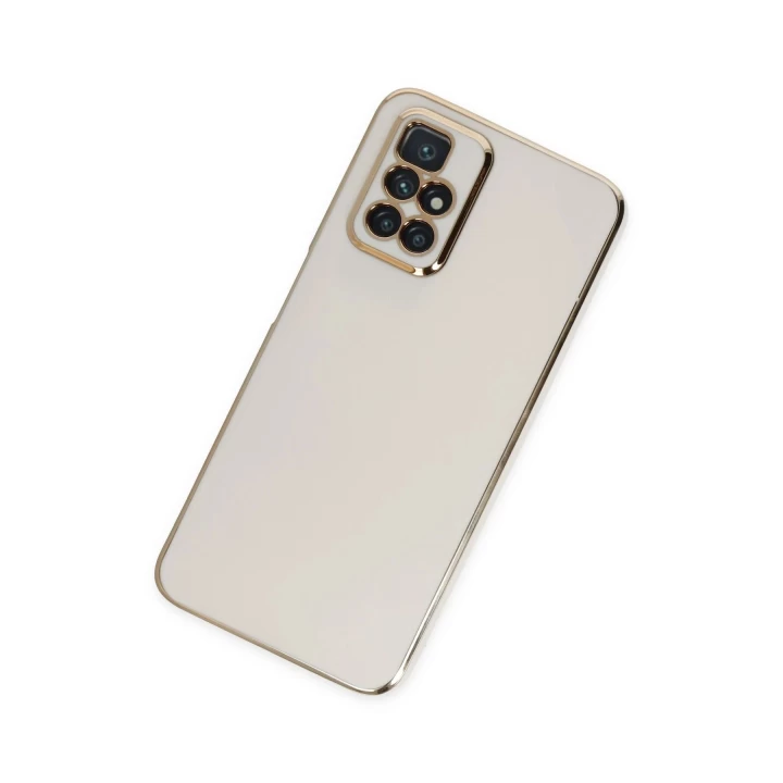 Xiaomi Redmi 10 2022 Kılıf Volet Silikon - Beyaz