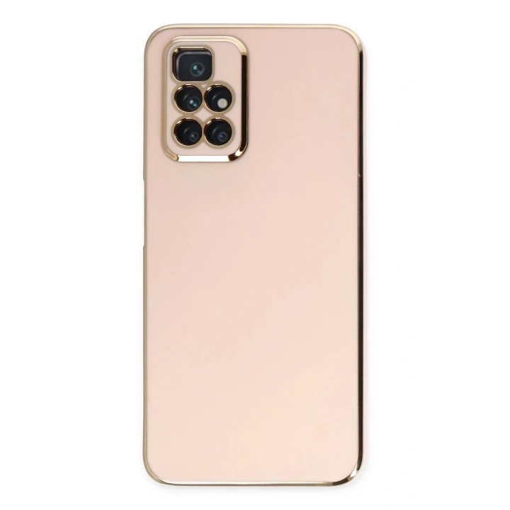 Xiaomi Redmi 10 2022 Kılıf Volet Silikon - Pembe