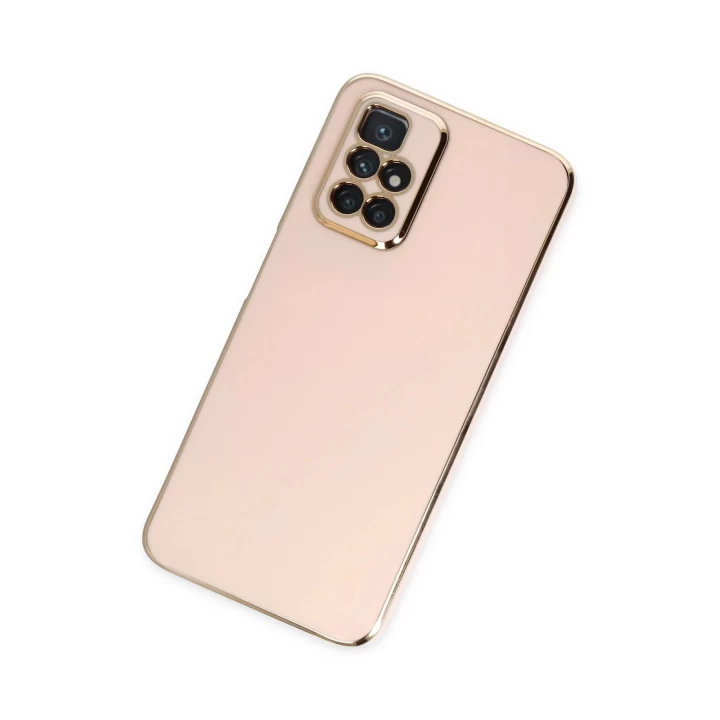 Xiaomi Redmi 10 2022 Kılıf Volet Silikon - Pembe