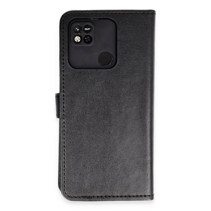 Xiaomi Redmi 10A Kılıf Trend S Plus Kapaklı Kılıf - Siyah