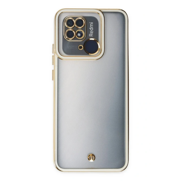 Xiaomi Redmi 10C Kılıf Liva Lens Silikon - Beyaz