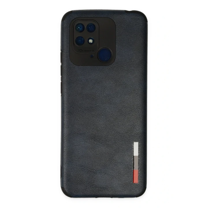 Xiaomi Redmi 10C Kılıf Loop Deri Silikon - Lacivert