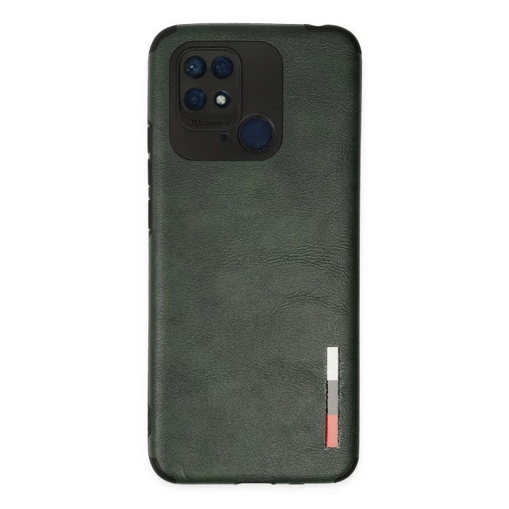 Xiaomi Redmi 10C Kılıf Loop Deri Silikon - Yeşil