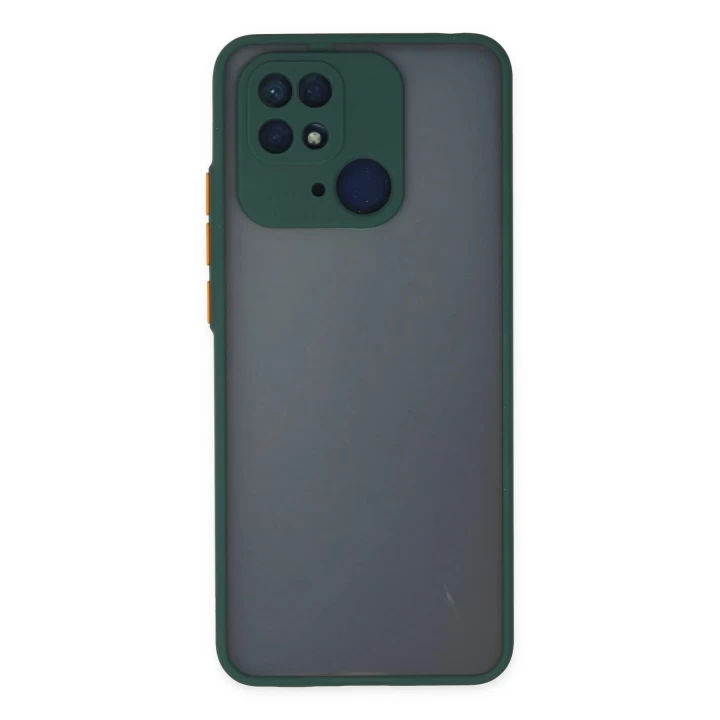 Xiaomi Redmi 10C Kılıf Montreal Silikon Kapak - Yeşil