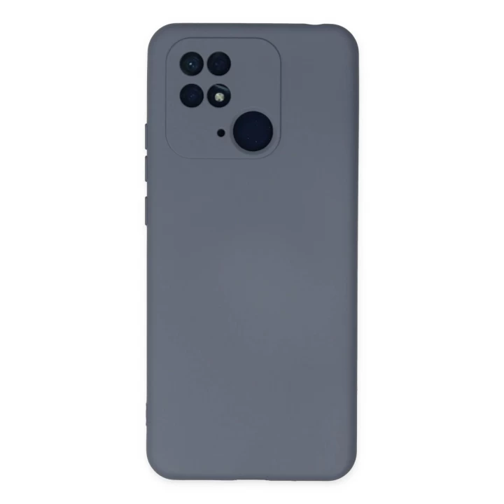 Xiaomi Redmi 10C Kılıf Nano içi Kadife Silikon - Gri