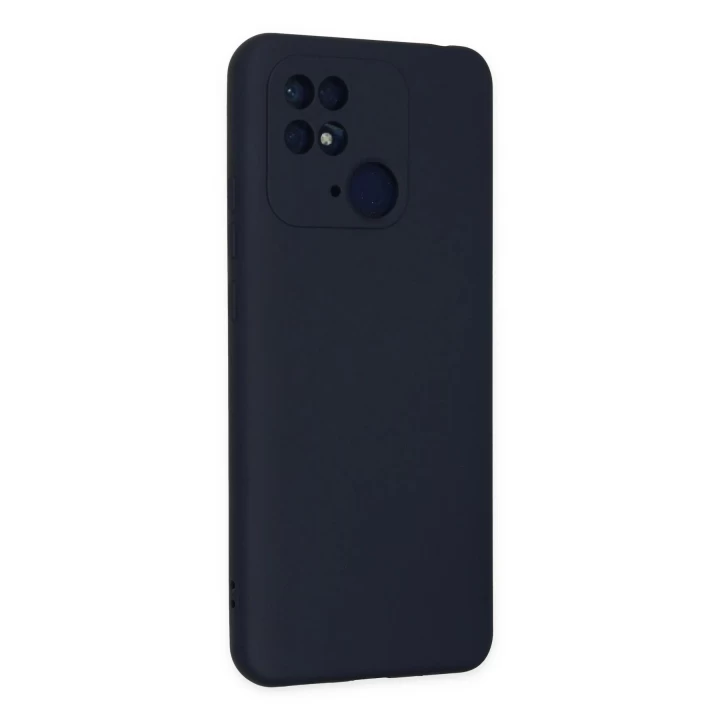 Xiaomi Redmi 10C Kılıf Nano içi Kadife Silikon - Lacivert