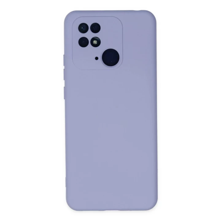 Xiaomi Redmi 10C Kılıf Nano içi Kadife Silikon - Lila
