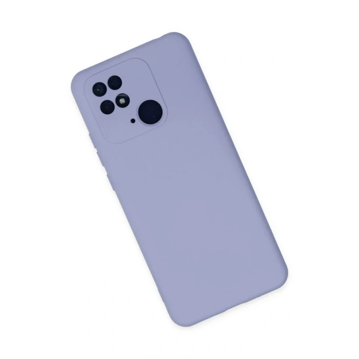Xiaomi Redmi 10C Kılıf Nano içi Kadife Silikon - Lila