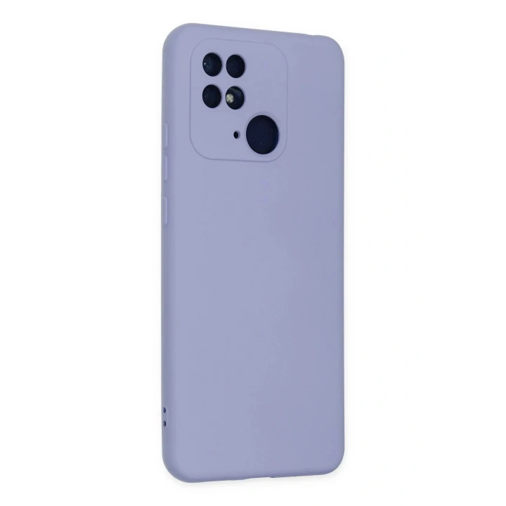 Xiaomi Redmi 10C Kılıf Nano içi Kadife Silikon - Lila