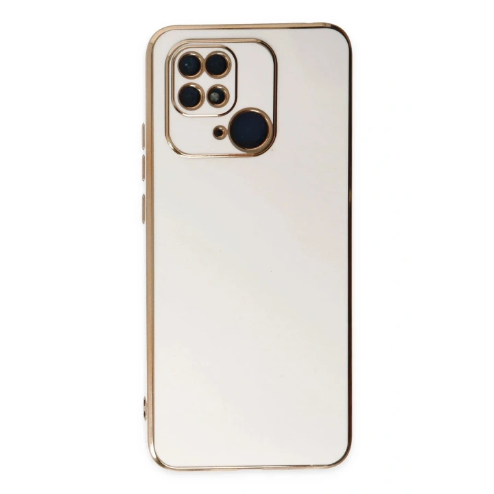 Xiaomi Redmi 10C Kılıf Volet Silikon - Beyaz