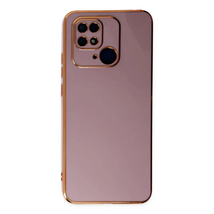 Xiaomi Redmi 10C Kılıf Volet Silikon - Mor