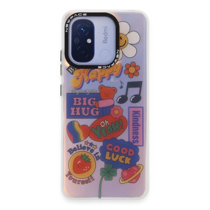 Xiaomi Redmi 12C Kılıf Estoril Desenli Kapak - Estoril - 15