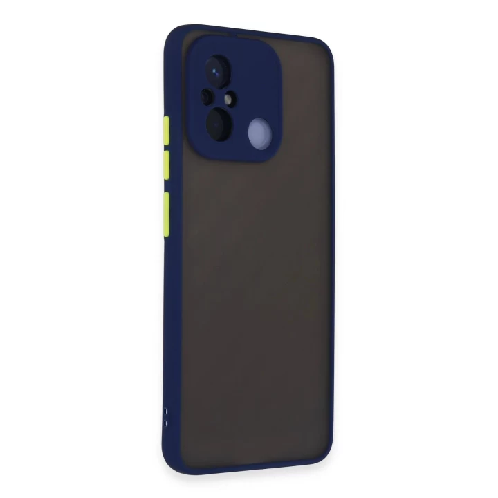 Xiaomi Redmi 12C Kılıf Montreal Silikon Kapak - Lacivert