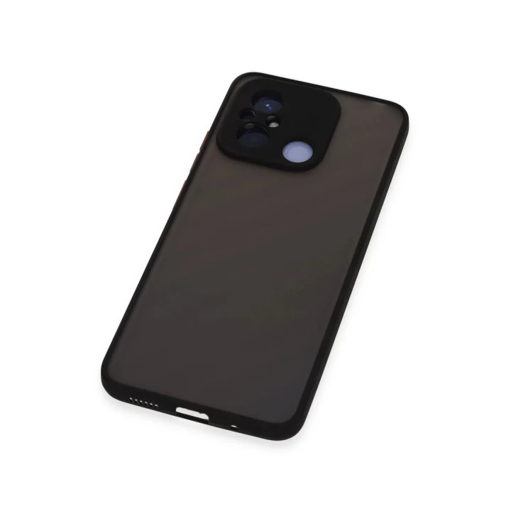 Xiaomi Redmi 12C Kılıf Montreal Silikon Kapak - Siyah