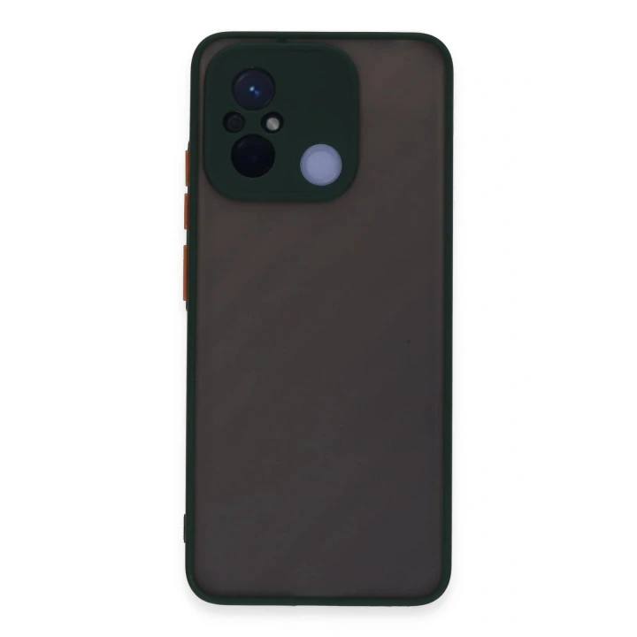 Xiaomi Redmi 12C Kılıf Montreal Silikon Kapak - Yeşil