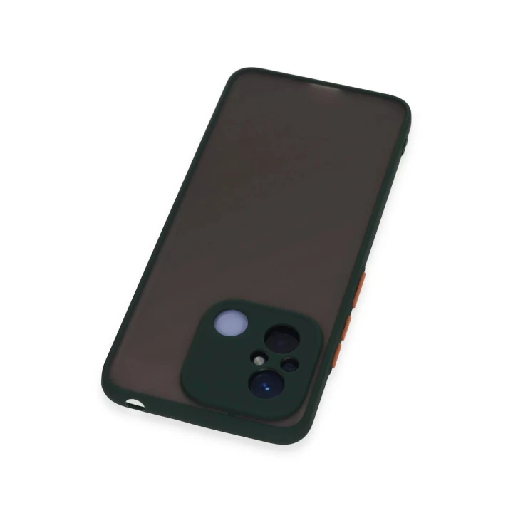 Xiaomi Redmi 12C Kılıf Montreal Silikon Kapak - Yeşil