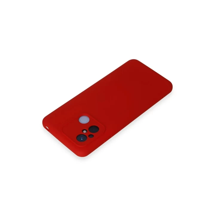 Xiaomi Redmi 12C Kılıf Nano içi Kadife Silikon - Kırmızı