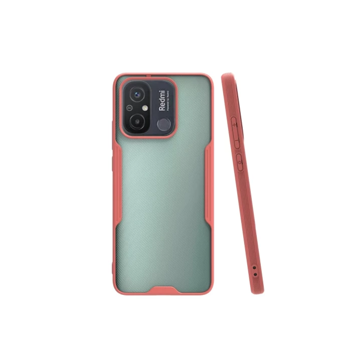 Xiaomi Redmi 12C Kılıf Platin Silikon - Pembe