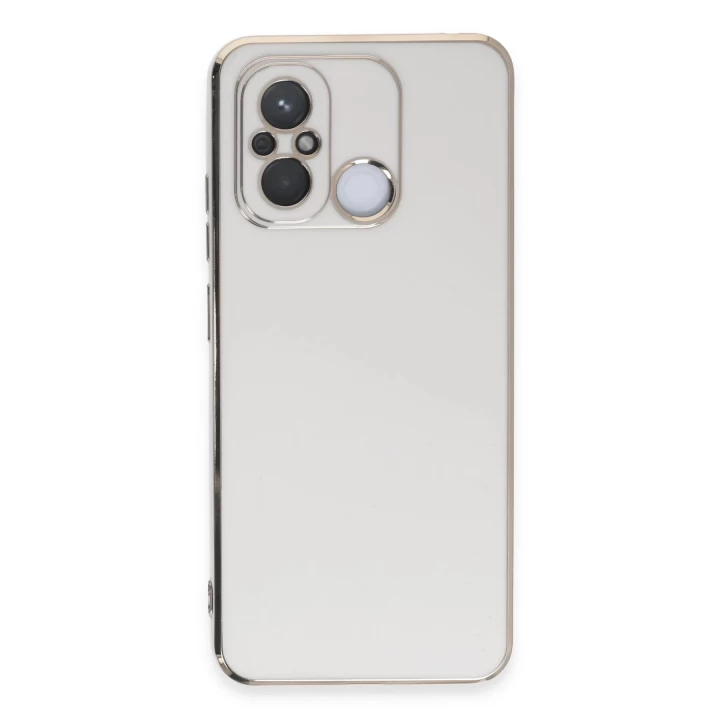 Xiaomi Redmi 12C Kılıf Volet Silikon - Beyaz