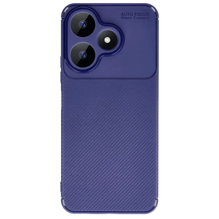 Xiaomi Redmi 13 4G Kılıf Auto Focus Karbon Kapak - Lacivert
