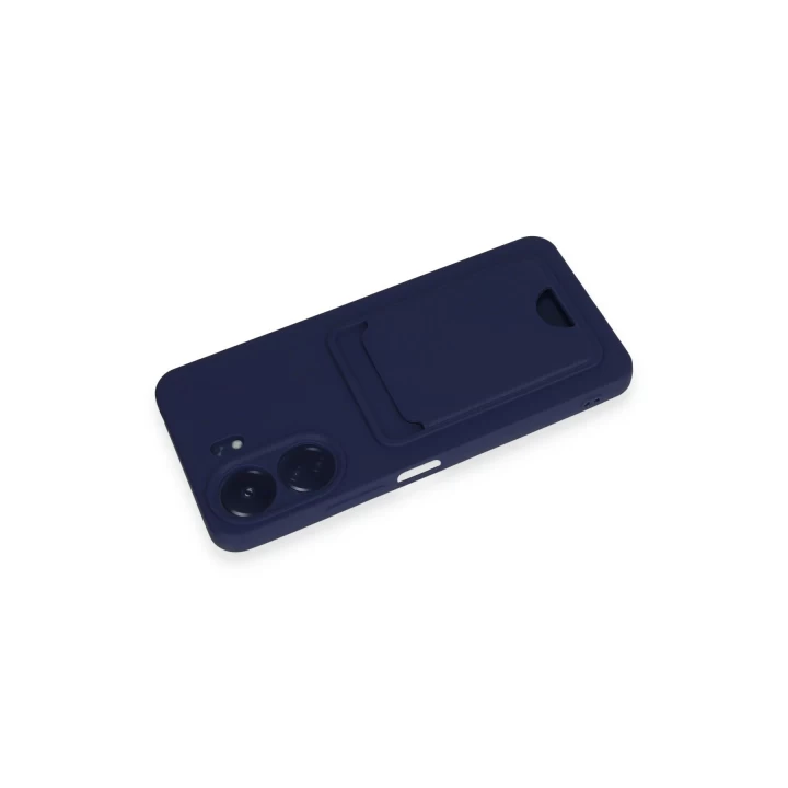 Xiaomi Redmi 13C Kılıf Kelvin Kartvizitli Silikon - Lacivert