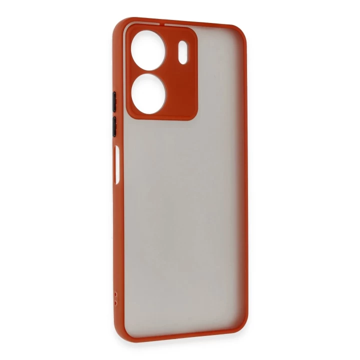 Xiaomi Redmi 13C Kılıf Montreal Silikon Kapak - Kırmızı