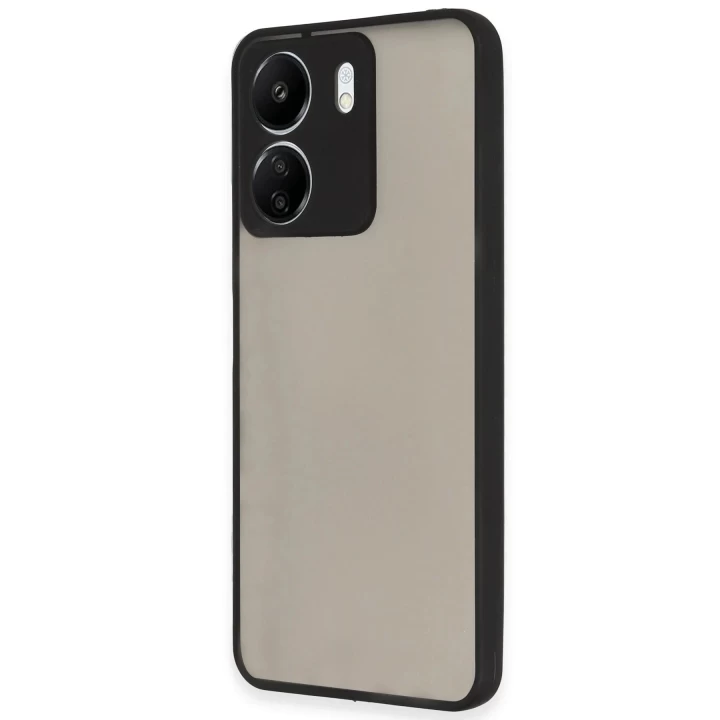 Xiaomi Redmi 13C Kılıf Montreal Silikon Kapak - Siyah
