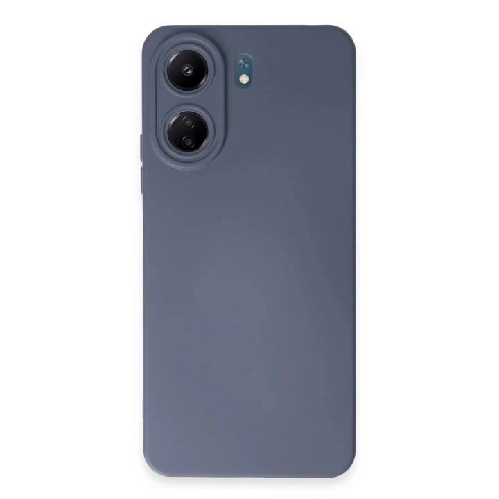 Xiaomi Redmi 13C Kılıf Nano içi Kadife Silikon - Gri