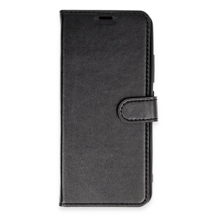 Xiaomi Redmi 13C Kılıf Trend S Plus Kapaklı Kılıf - Siyah
