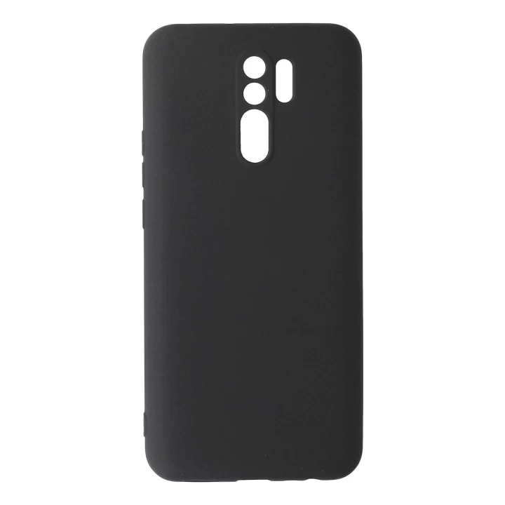 Xiaomi Redmi 9 Kılıf Nano içi Kadife Silikon - Gri