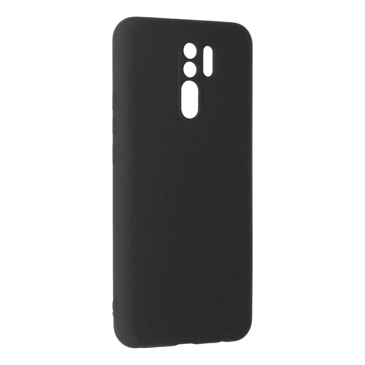 Xiaomi Redmi 9 Kılıf Nano içi Kadife Silikon - Gri
