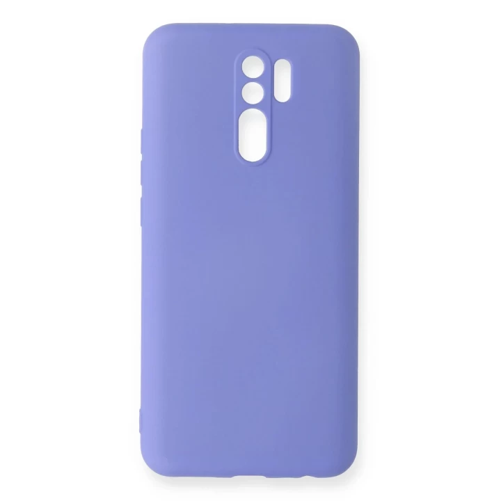 Xiaomi Redmi 9 Kılıf Nano içi Kadife Silikon - Lila