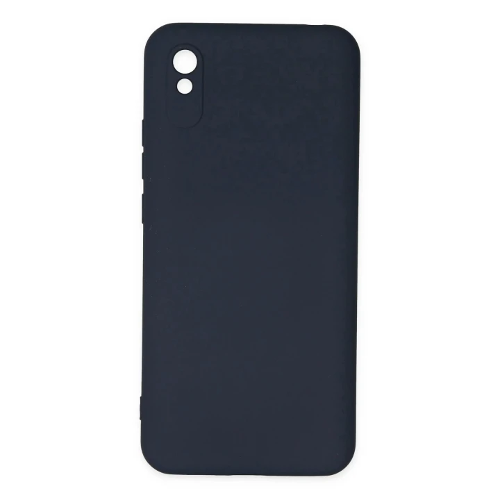 Xiaomi Redmi 9A Kılıf Nano içi Kadife Silikon - Lacivert