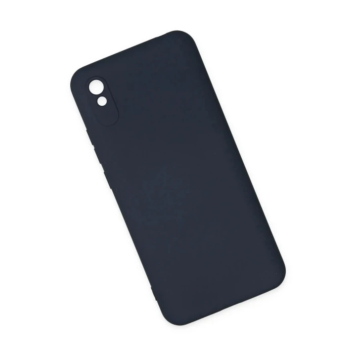 Xiaomi Redmi 9A Kılıf Nano içi Kadife Silikon - Lacivert