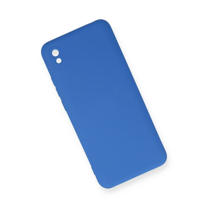 Xiaomi Redmi 9A Kılıf Nano içi Kadife Silikon - Mavi