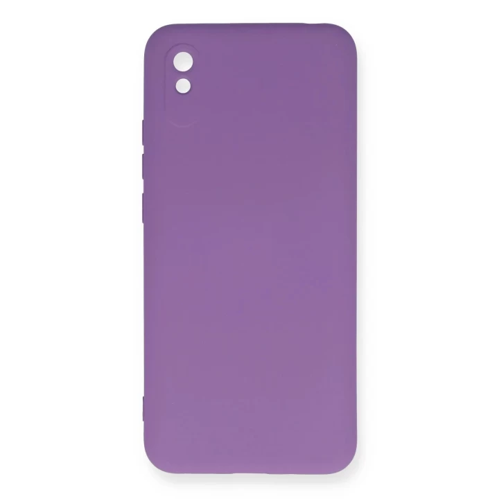 Xiaomi Redmi 9A Kılıf Nano içi Kadife Silikon - Mor