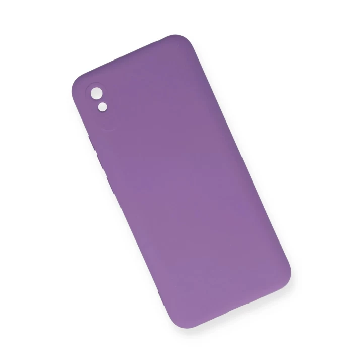 Xiaomi Redmi 9A Kılıf Nano içi Kadife Silikon - Mor