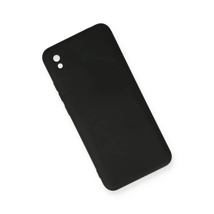 Xiaomi Redmi 9A Kılıf Nano içi Kadife Silikon - Siyah