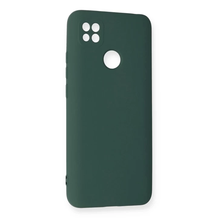 Xiaomi Redmi 9C Kılıf Nano içi Kadife Silikon - Koyu Yeşil